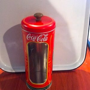 Coca-Cola Straw Holder Retro